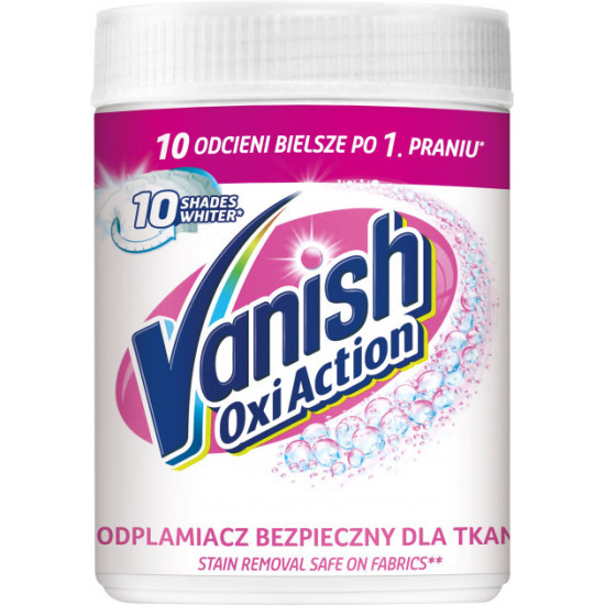 Плямовивідник для білих тканин Ваніш Оксі White 470 г (48830z)