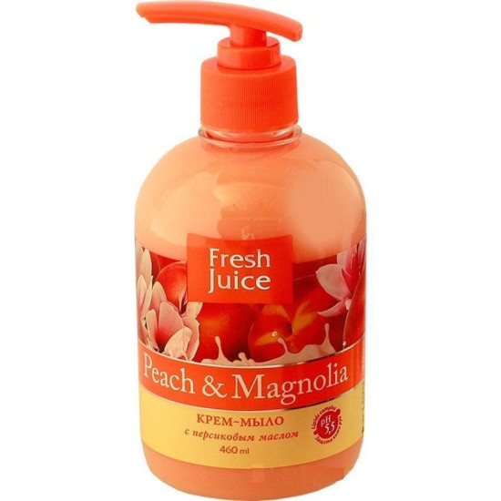 Рідке мило Fresh Juice персик та магнолія з дозатором 460 мл (52064z)
