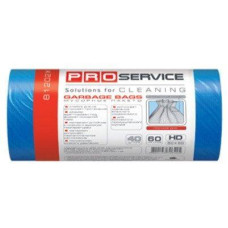 Пакети для сміття Pro service сині 8мк 60 л 40 шт