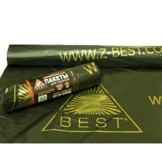 Пакети для сміття Z-Best чорні 160л 10шт 25мк (44487z)