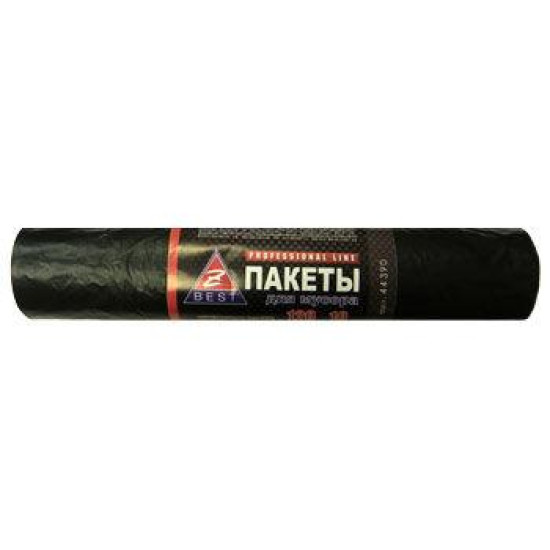 Пакети для сміття Z-Best чорні 120л 10шт 23мк (44390z)