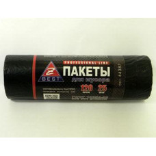 Пакети для сміття Z-Best чорні 120л 25шт 20мк