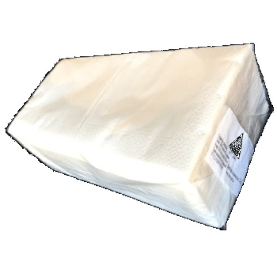 Серветки білі Z-Best 2-шарові 33*33см 200шт (26441_1z)