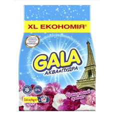 Пральний порошок Gala Аква-Пудра автомат Французький аромат 3,6 кг