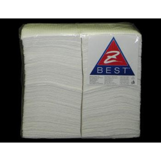 Серветки білі барні Z-Best 24*24см 500шт (26041z)